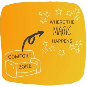 Magic happens outside your comfort zone