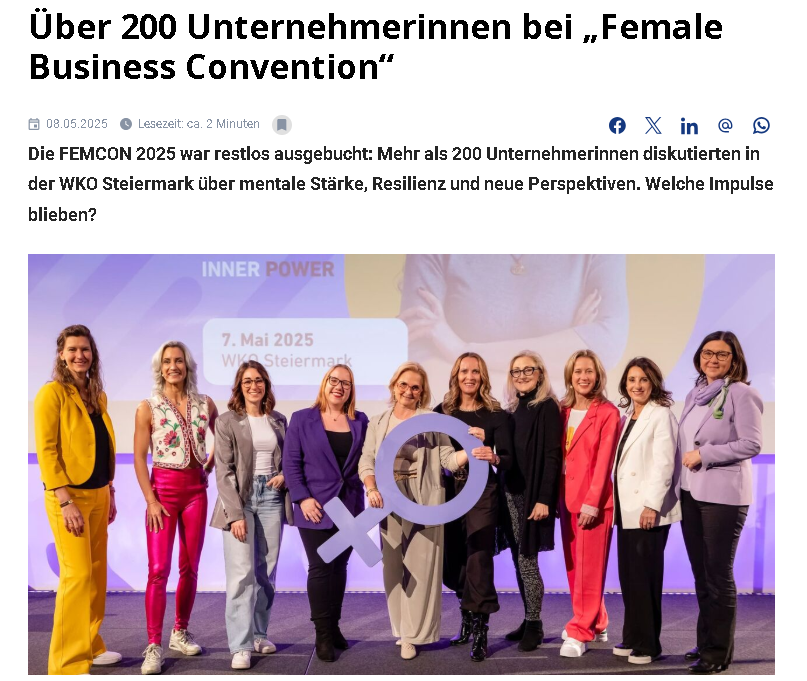 Keynote Speakerin Blanka Vötsch auf der FEMCON 2025