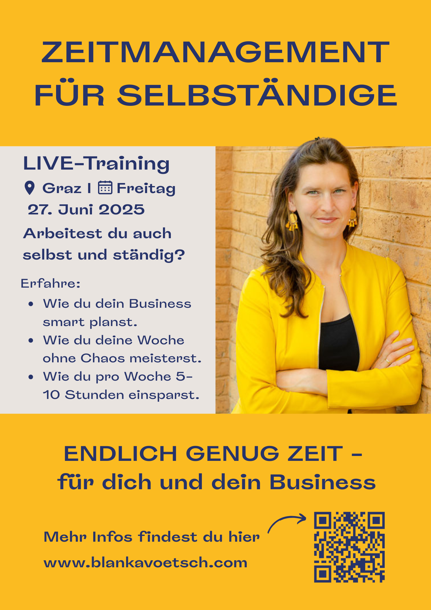 Zeitmanagement für Selbständige_Flyer